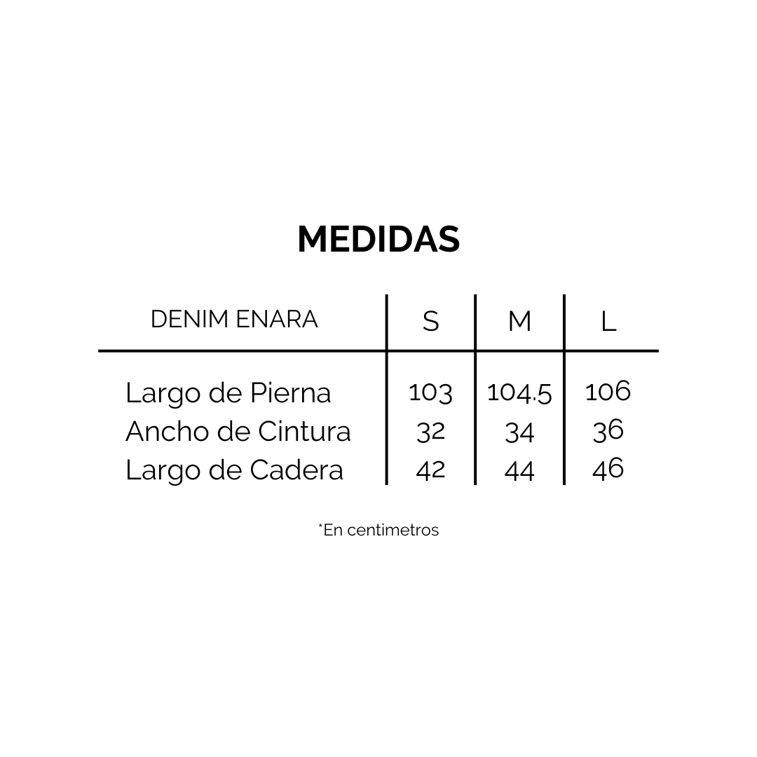 Pantalón denim Enara - Azul