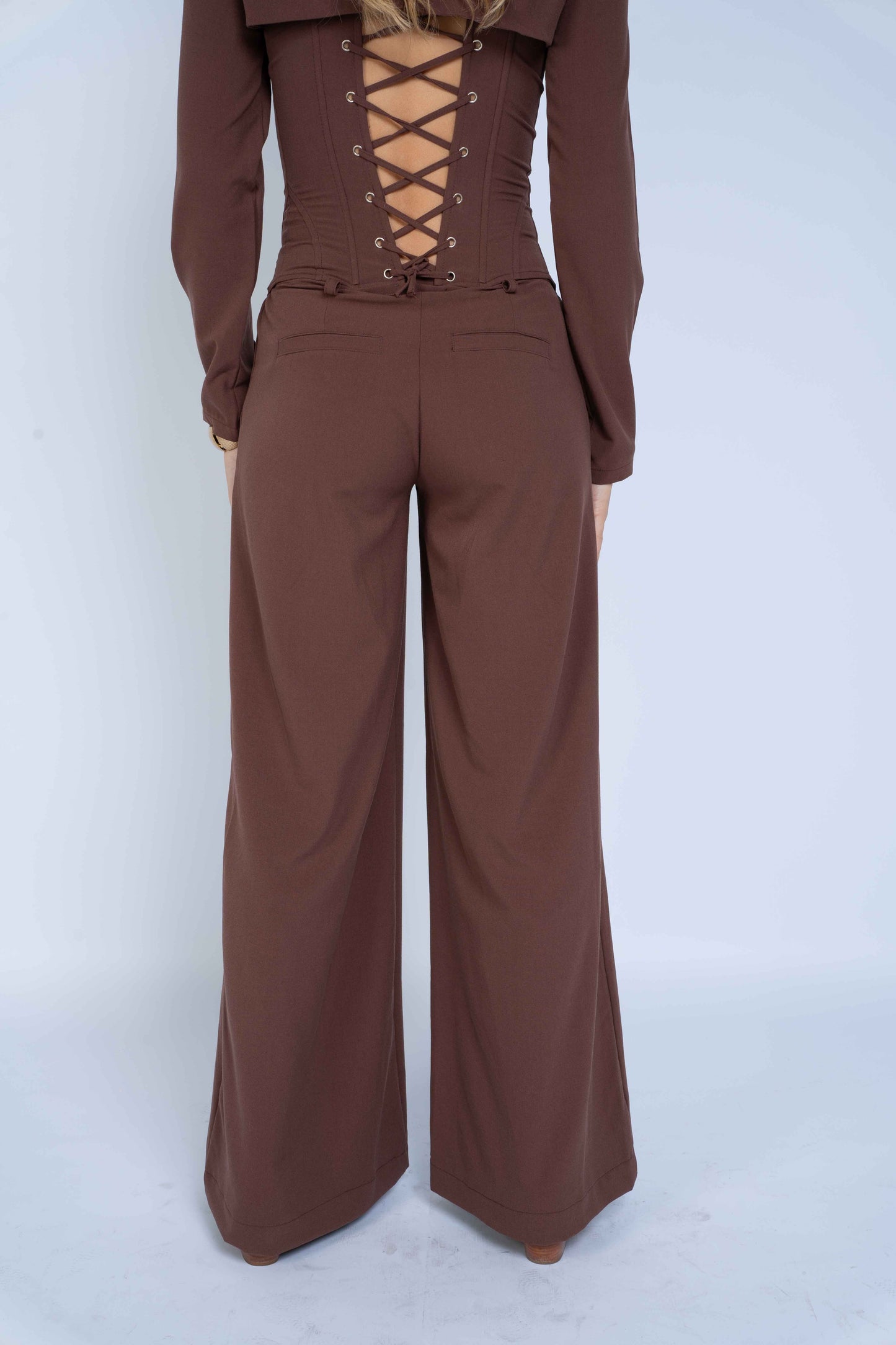 Pantalón Afra - Chocolate