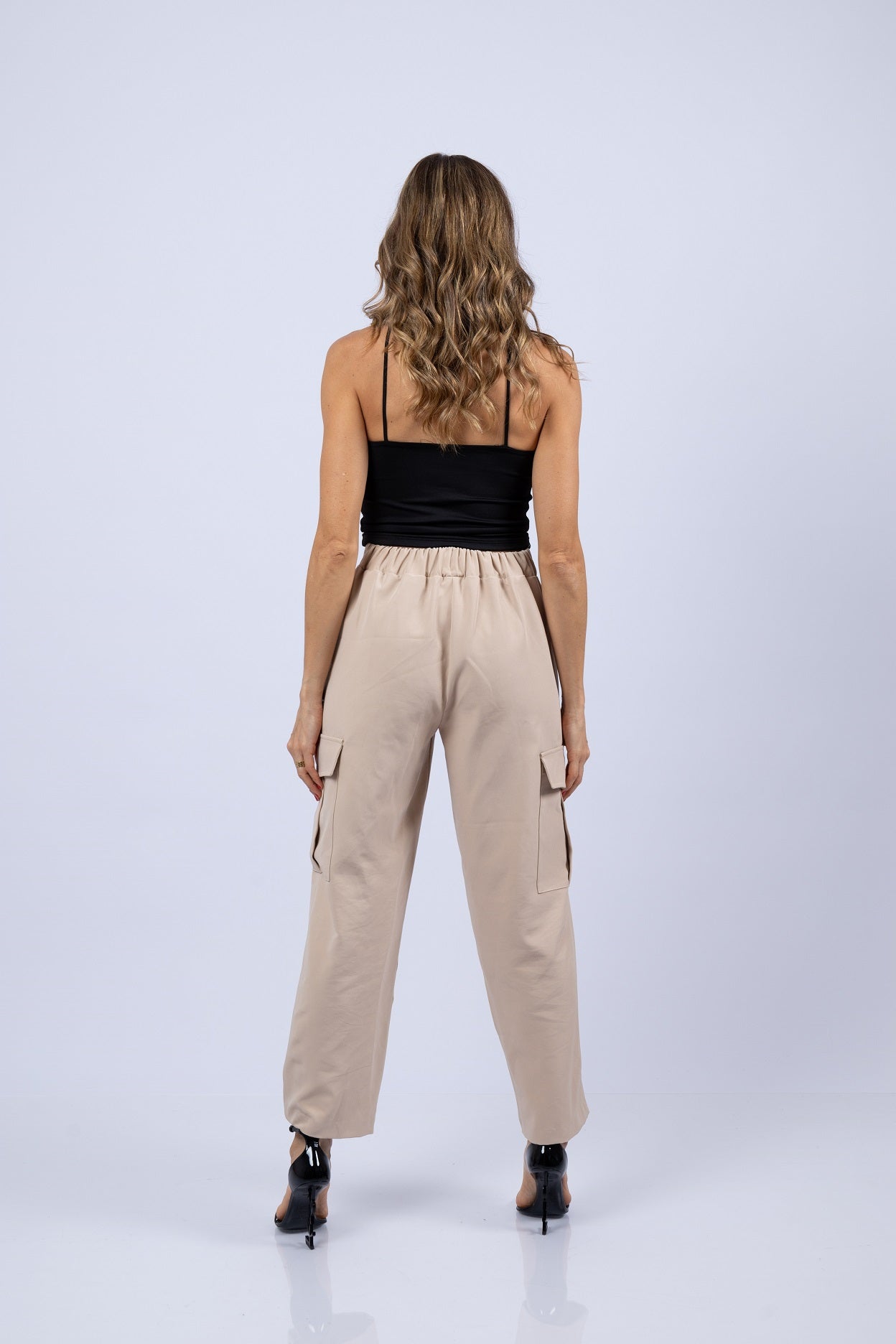 Pantalón cargo Ambar - beige