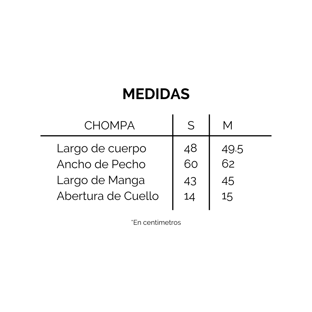 Chompa Chiara - negro