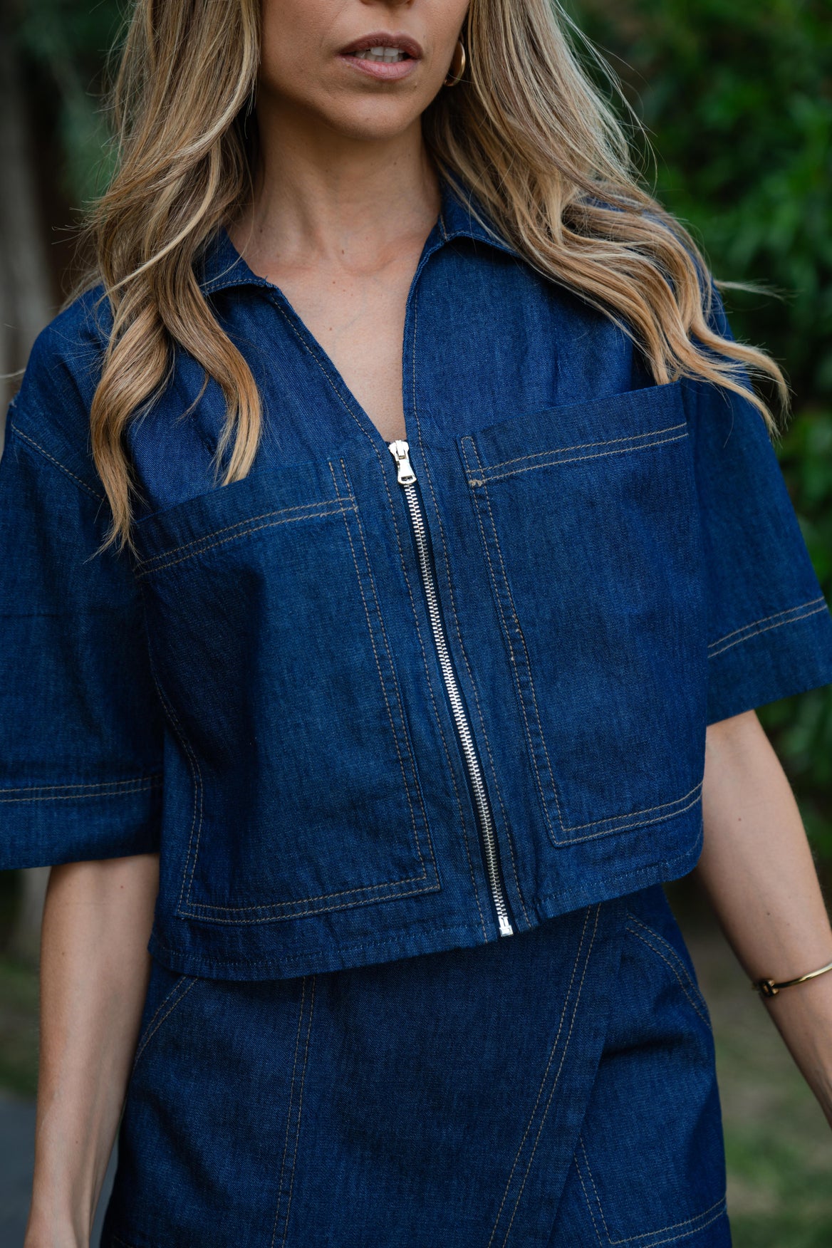 Chaqueta denim Chloe - azul