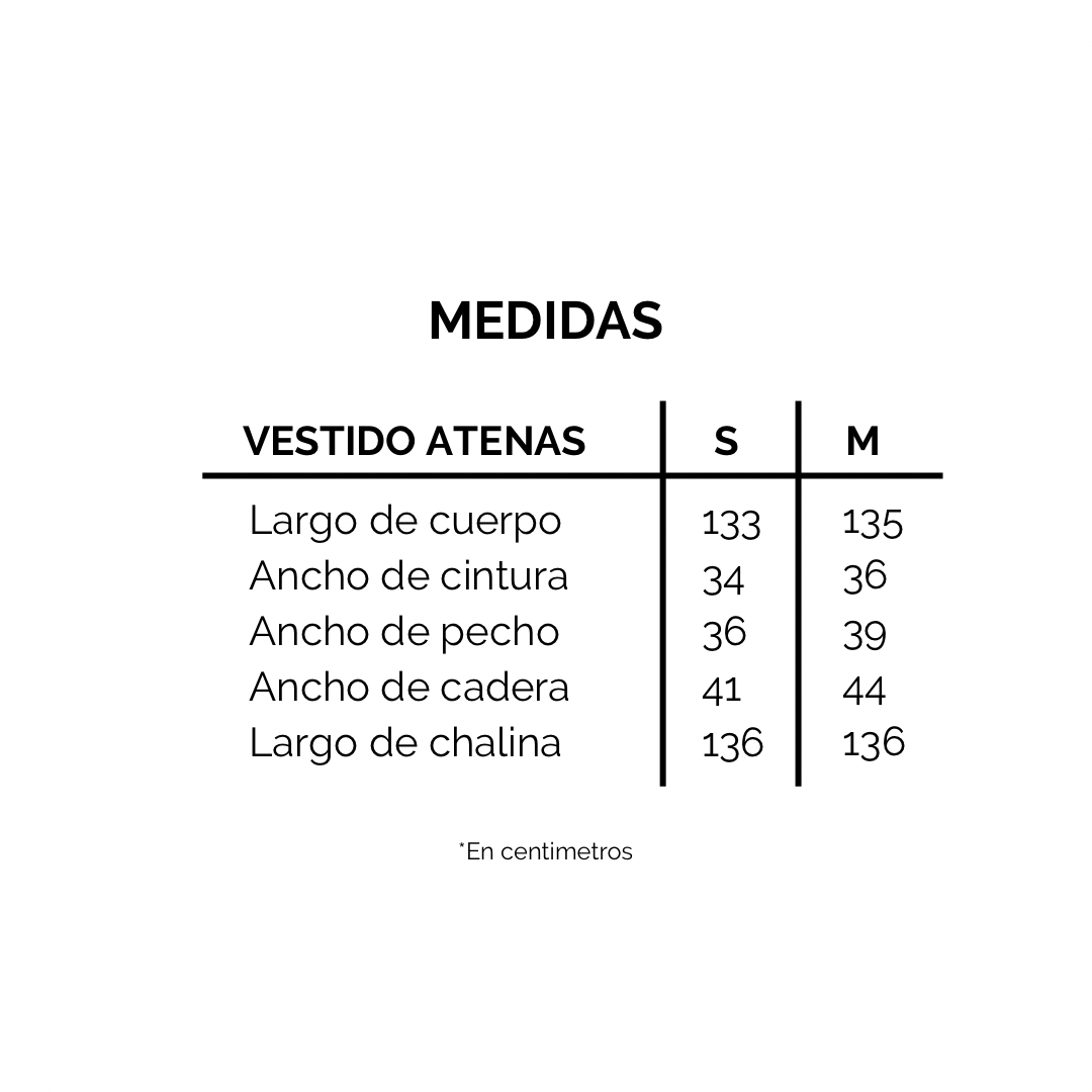 Vestido Atenas - negro