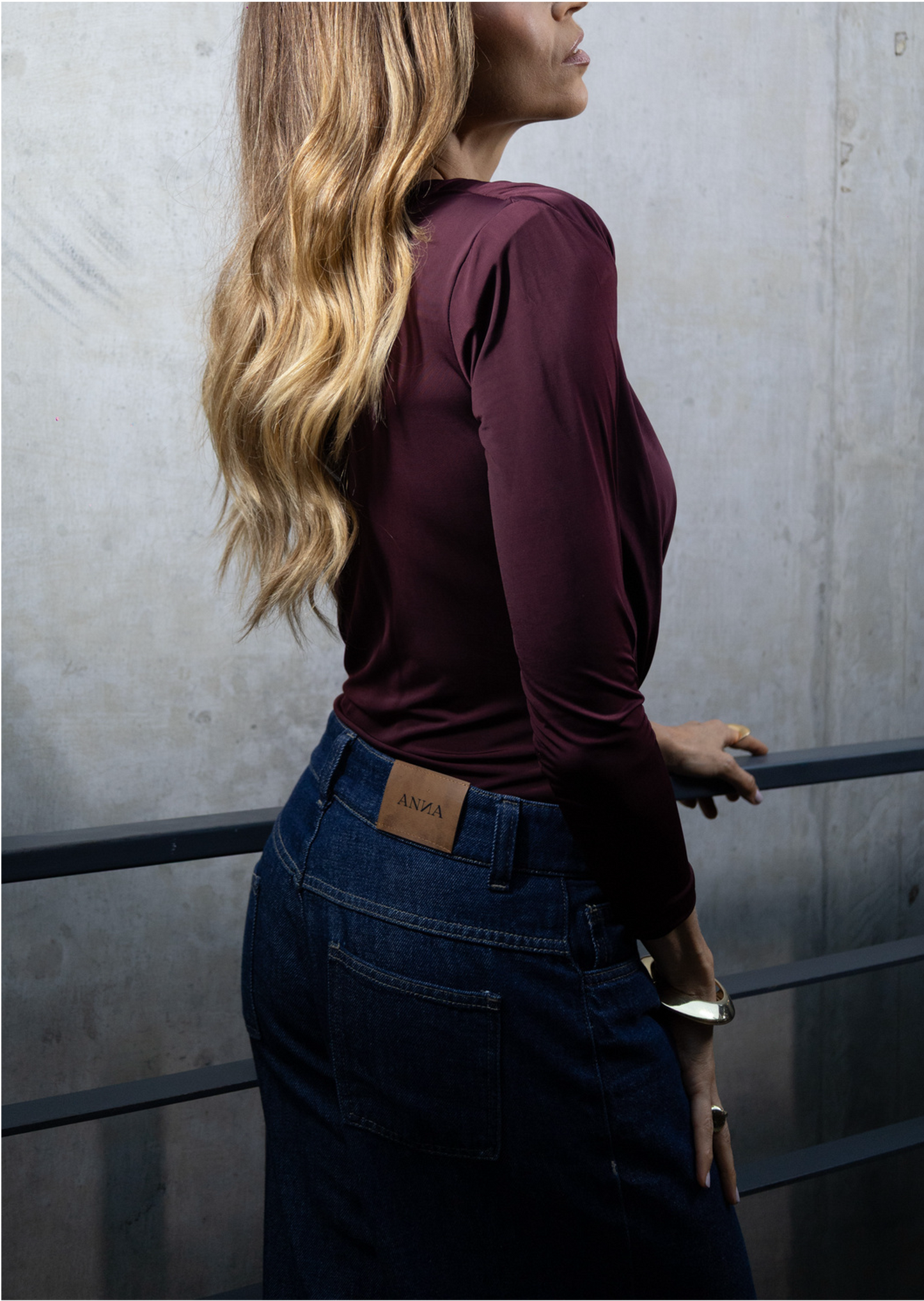 Body Bianca - burgundy